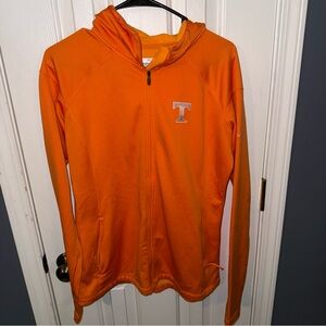 Columbia Tennessee Orange 1/4 Zip Pullover with Hood